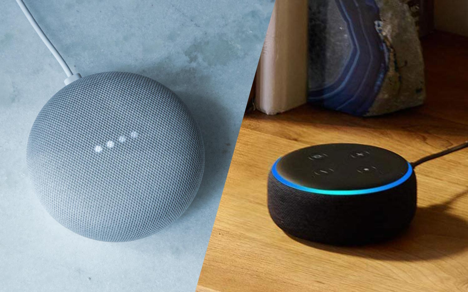 Echo Dot contre. Google Home Mini